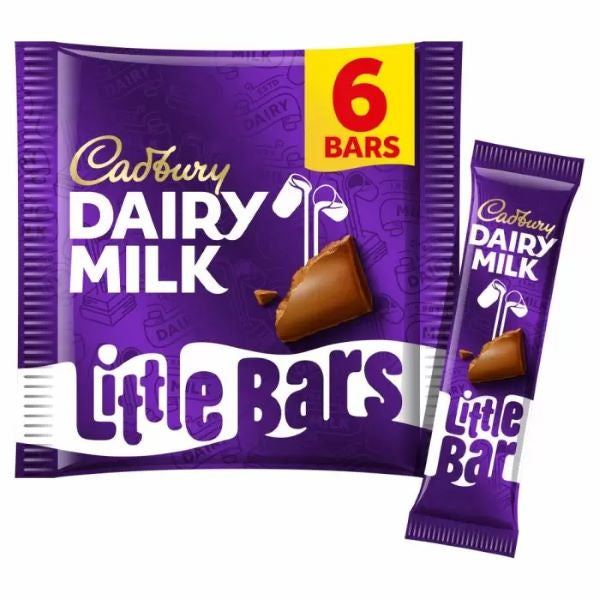 Cadbury Dairy Milk Little Bars 108g 6pk