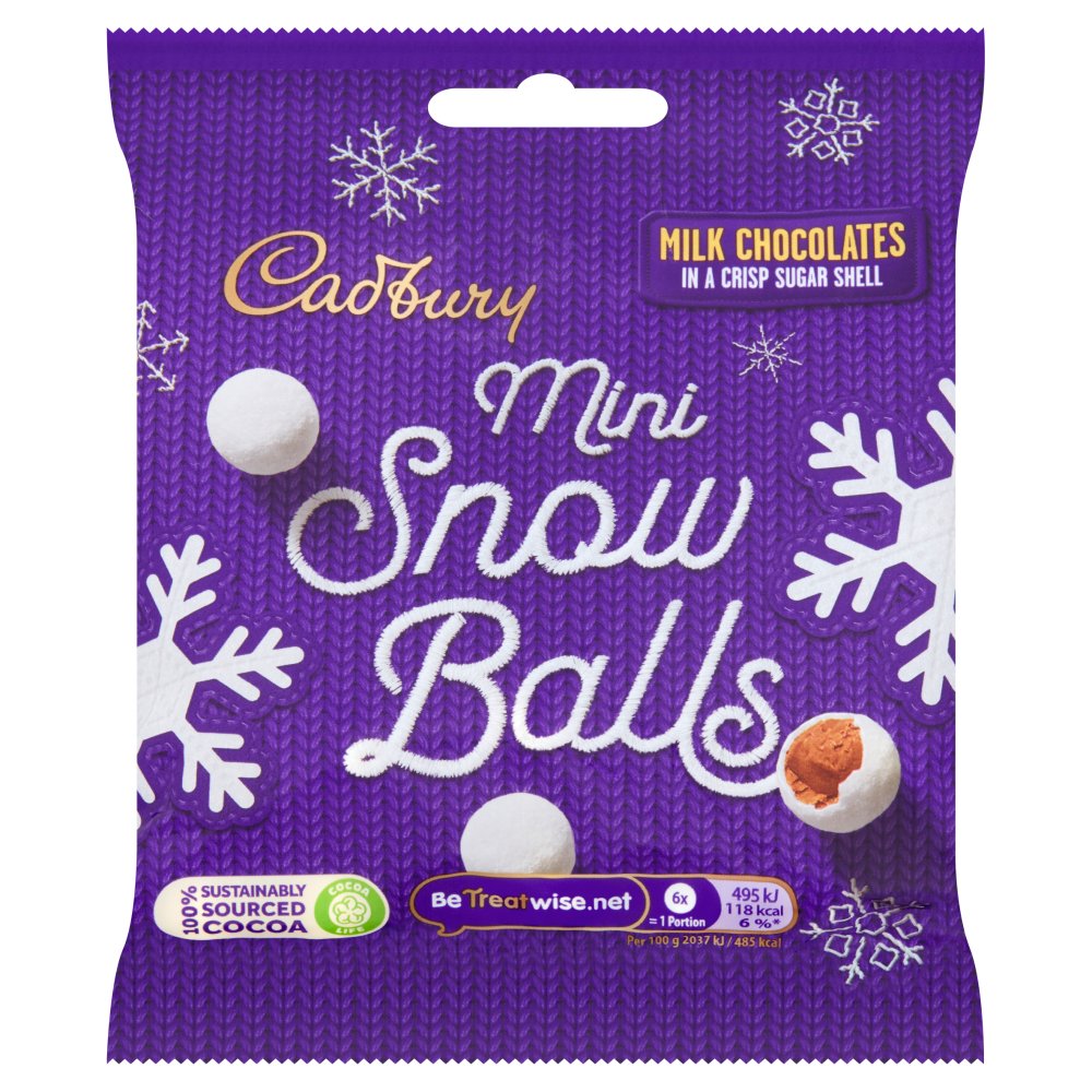 Cadbury Mini Snowballs 80g +