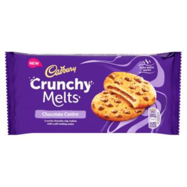 Cadbury Crunchy Melts Chocolate Biscuits 156g