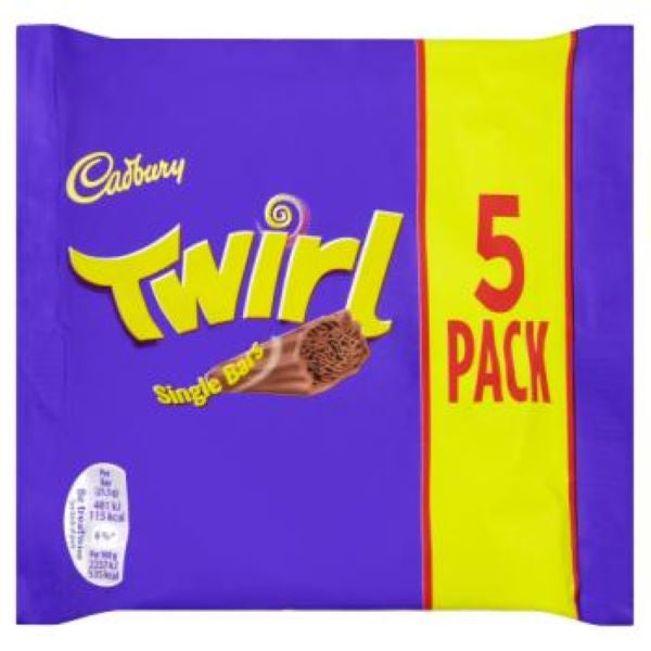 Cadbury Twirl 107.5g 5pk