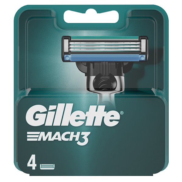 Gillette Mach 3 Razors 4 Pk