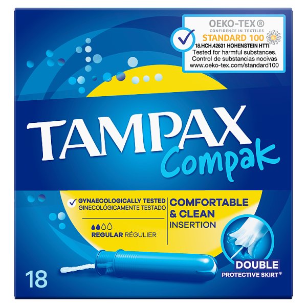 Tampax Compak Regular x 18