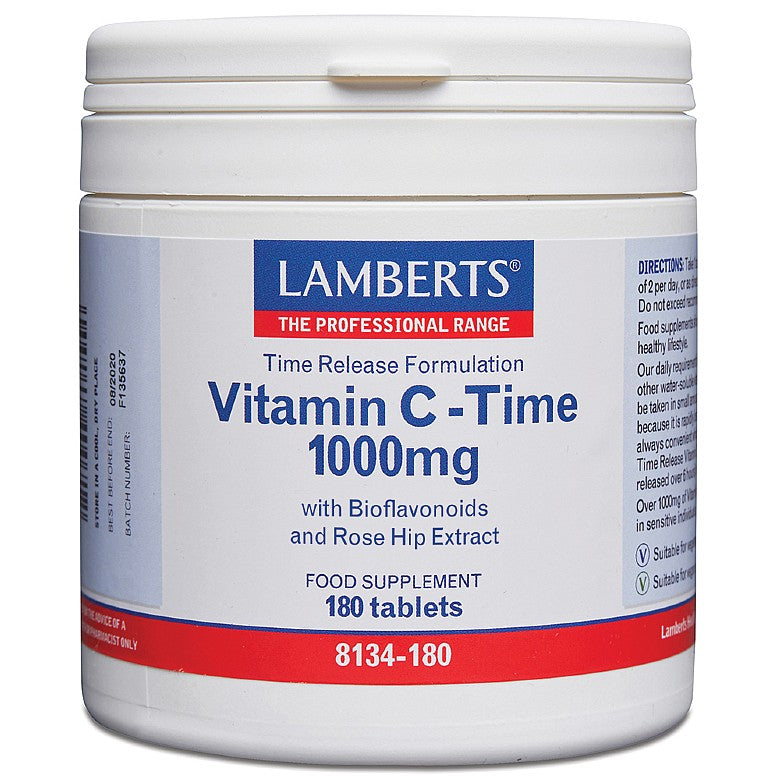 Lamberts Time-release vitc 1000mg 180 Tablets