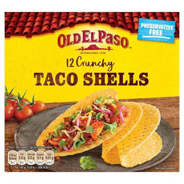 Old El Paso Taco Shells x 12