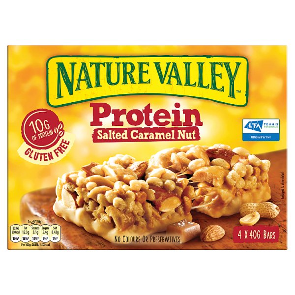 Nature Valley Protein Salted Caramel Cereal Bars 4pack