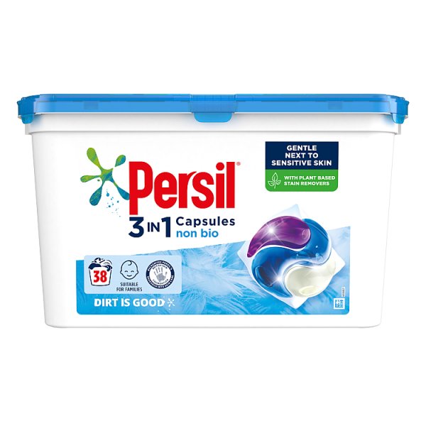 Persil Caps Non Bio Trio Tub 38w