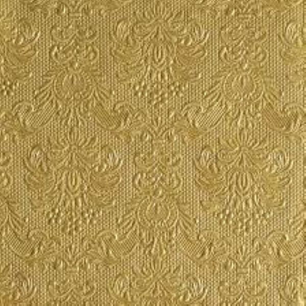 Ambiente 25cm Elegance Napkin Gold x15