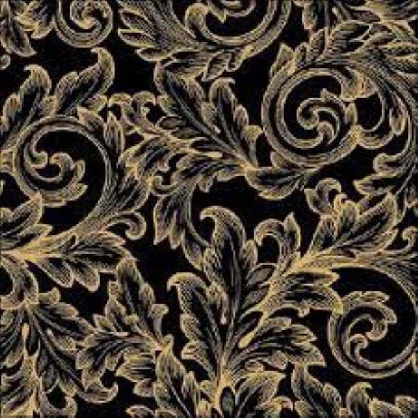 Ambiente 33cm Baroque Gold/Black x 20