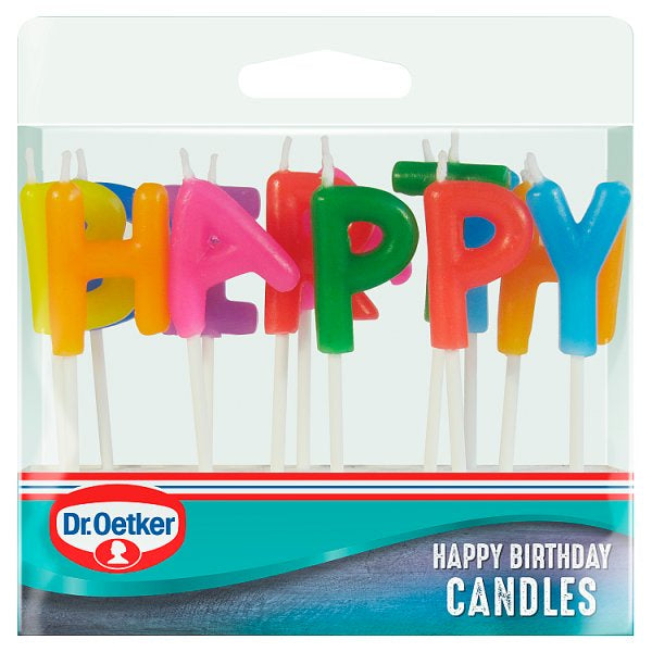 Dr Oetker Happy Birthday Candle Set