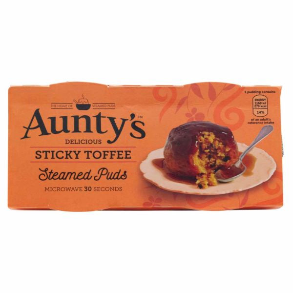 Aunty's Sticky Toffee Puddings 2pack