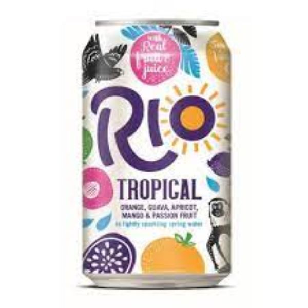 Rio Tropical Mixed Fruit Sparkling Drink 4x330ml