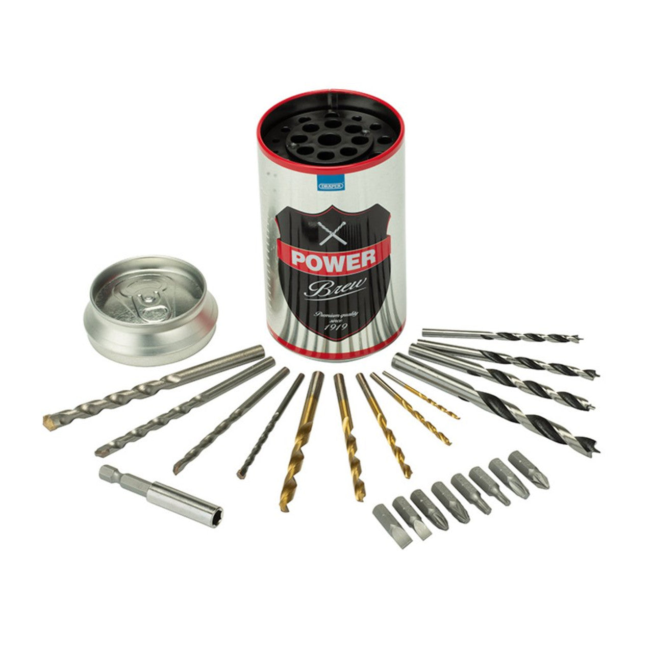 Draper POWER Brew Drill Bits in Tin