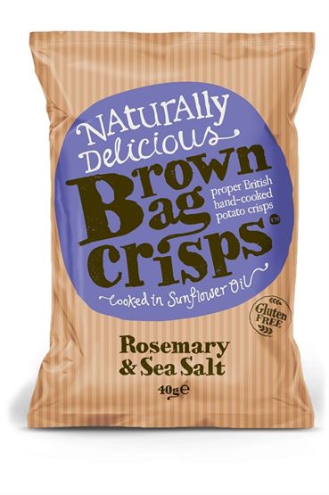 Brown Bag Crisps Rosemary & Sea Salt 150g