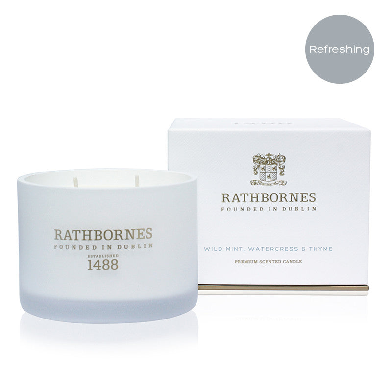 Rathbornes Wild Mint Classic 190g candle