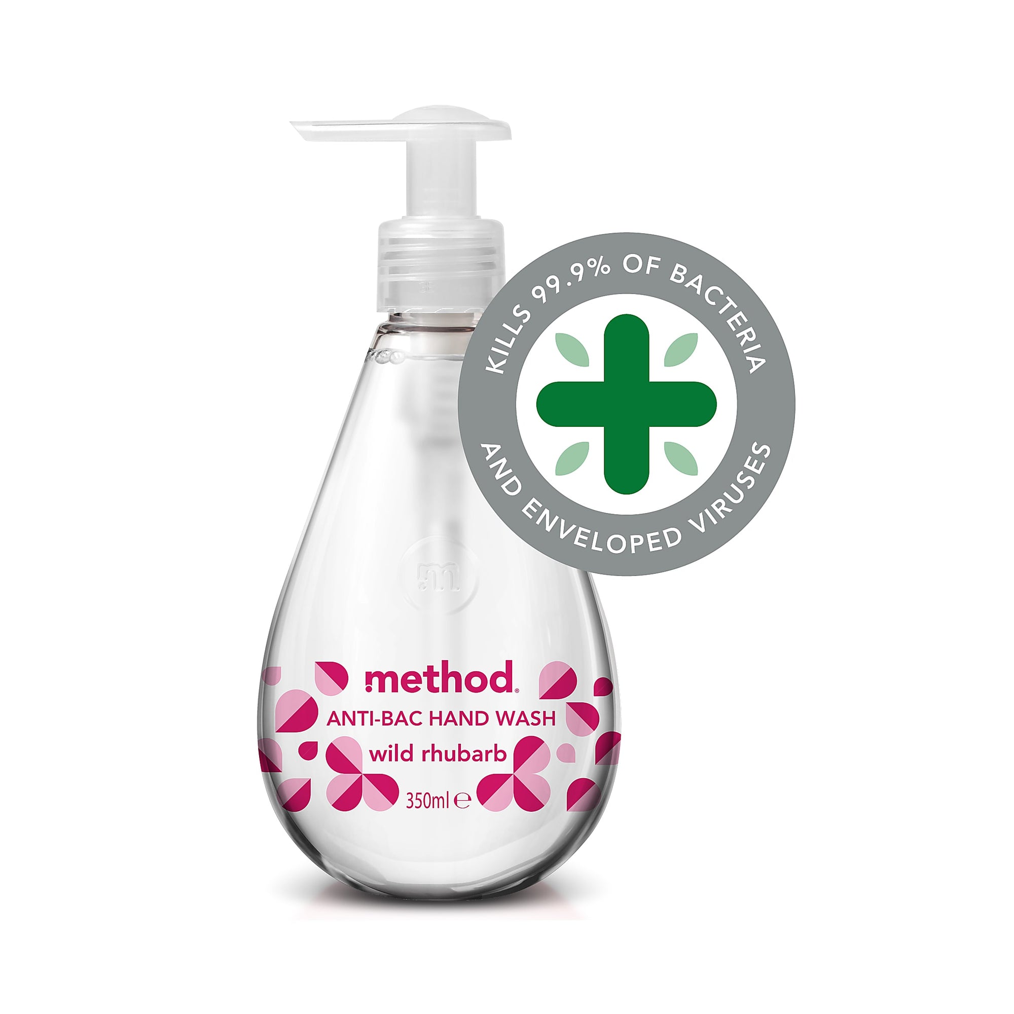 Method Antibac Hand Soap - Wild Rhubarb 350ml