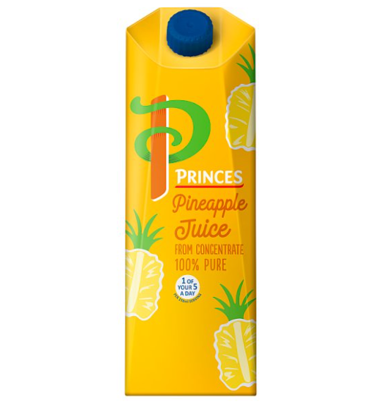 Princes Pure Pineapple Juice 1L