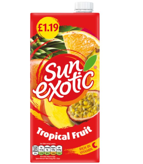 Sun Exotic Tropical Drink 1L PM1.19