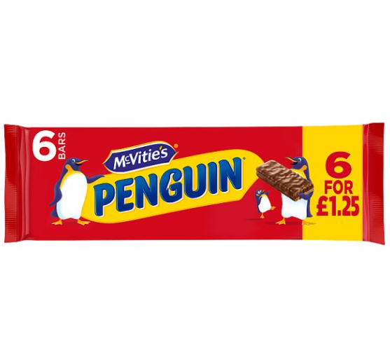 McVitie's Penguin Original 6pk *