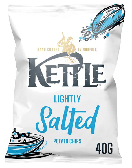 BULK Kettle Chips Lightly Salted 18x40g