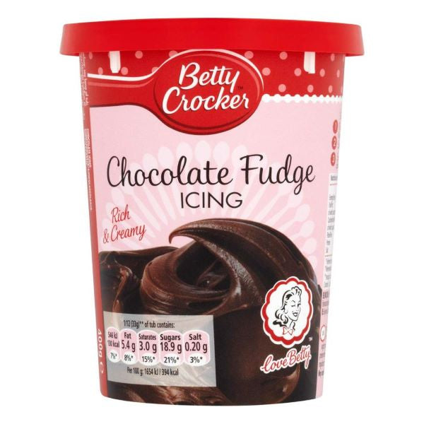 Betty Crocker Chocolate Fudge Icing 400g New