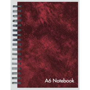 A6 Leather Look Twinwire notebook