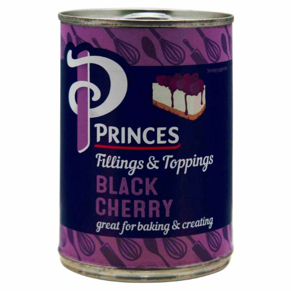 Princes Black Cherry Fruit Filling Tin 410g