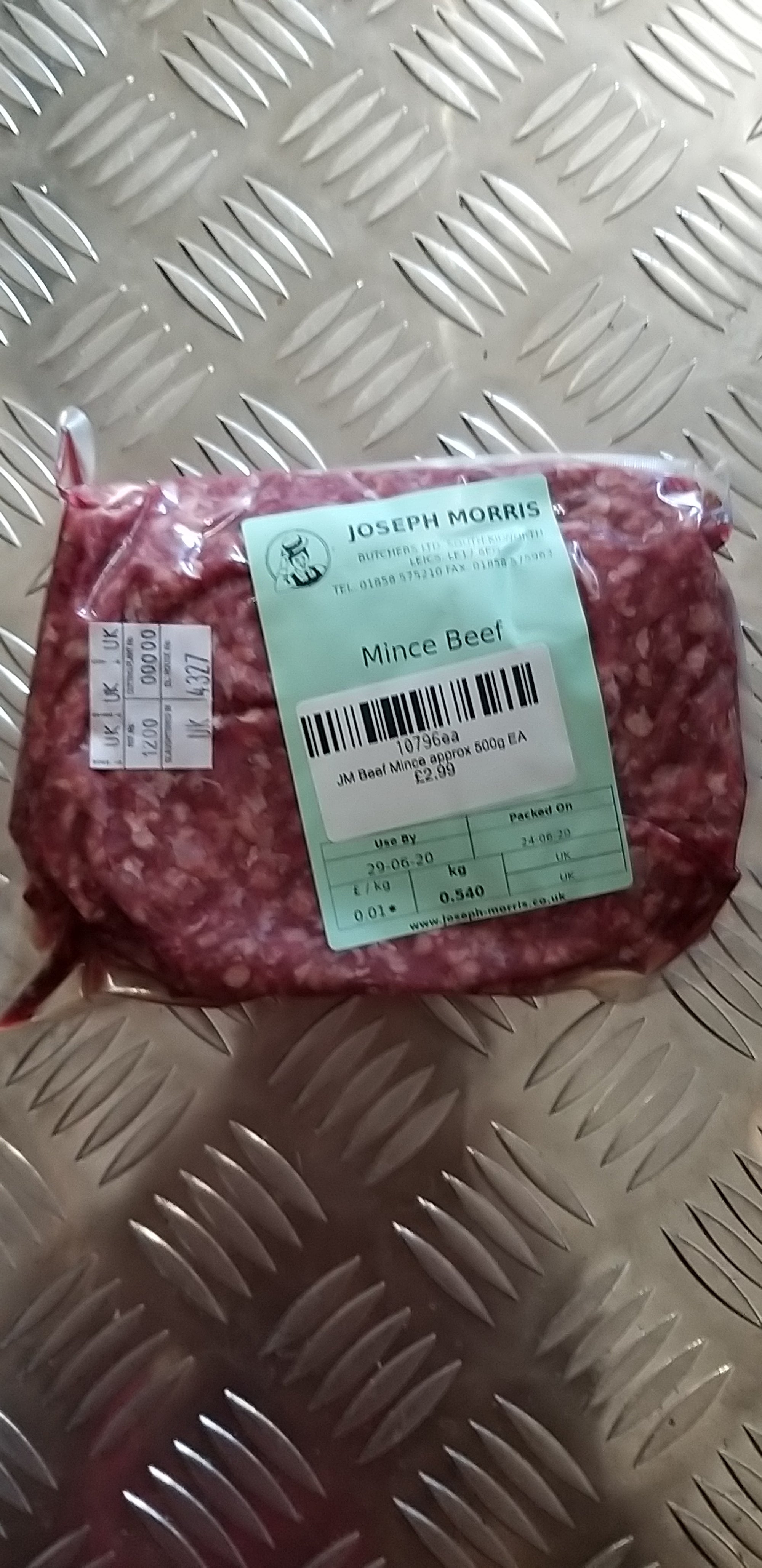JM Beef Mince (price per kg)