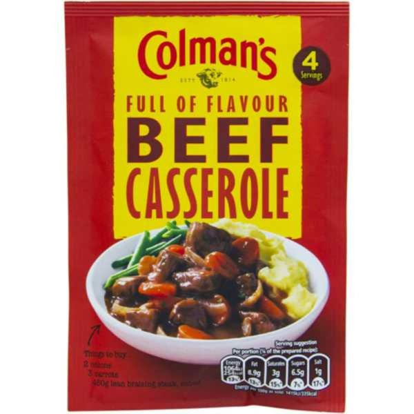 Colman's Beef Casserole Mix sachet 40g