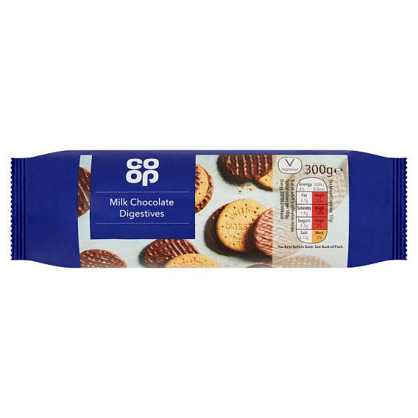 Co Op Milk Chocolate Digestive Biscuits 300G