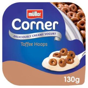 Muller Crunch Corner Toffee Hoops 124g