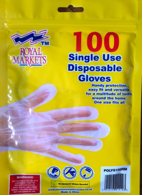 Royal Markets Single Use Disposable Gloves 100pk